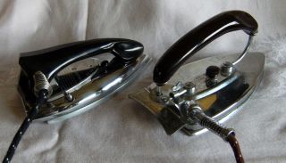 vintage electric irons General Electric & Durabilt Winsted Hardware 