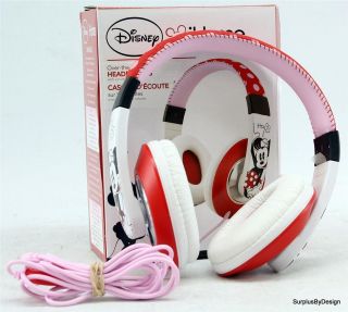 iHome DM M40.3 eKids Minnie Mouse Over the Ear Headphones with Volume 