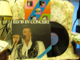 Elvis Presley Lp. Elvis In Concert. 2 Record Set.