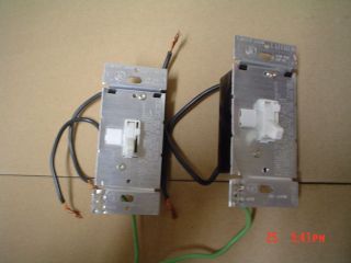   LUTRON #6B38 Illuminated Wall Dimmer Switches (White) 120 VAC/60 Hz