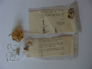 VINTAGE ELECTRIC TIFFANY HANGING CANDLE LAMP KIT WITH EXTRA PARTS