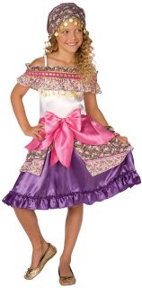 Deluxe Gypsy Princess Girls Kids Costume