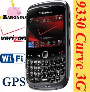BRAND NEW RIM Blackberry 9330 Curve 3G Cell Phone Verizon NO Contract 