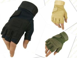   Sports Fingerless Military Tactical Airsoft Hunting Riding Game Gloves