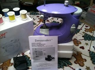 Euro Pro Dressmaker Mini Sewing Machine Lavender