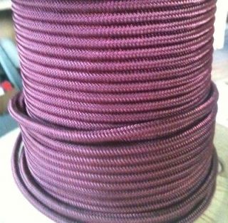 Double braid firm rope Halter Cord rope 1/4 x 100 Burgundy