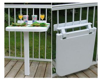 Newly listed folding balcony table, plastic, color Sand
