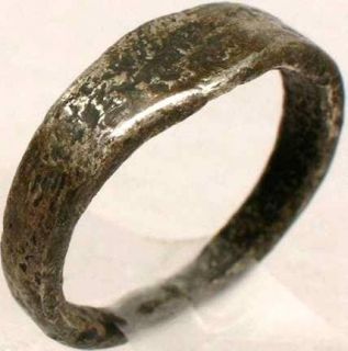 AD200 Genuine Ancient Roman Provincial Macedonia Engraved Silver Ring