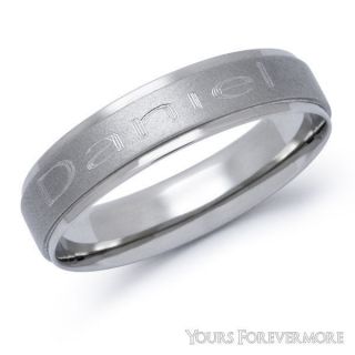 Personalized Stainless Steel NameRing / Promise Ring