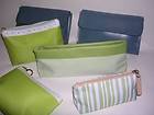 ESTEE LAUDER Cosmetic Case Green Blue Toiletry Kit Travel Pouch Makeup 
