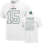   Tebow White #15 New York Jets Eligible Receiver Name & Number T Shirt