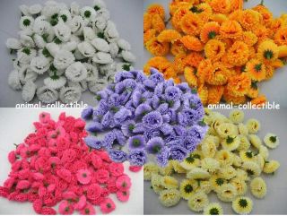wholesale Gerbera Daisy Head Artificial Silk Flower Heads Craft 