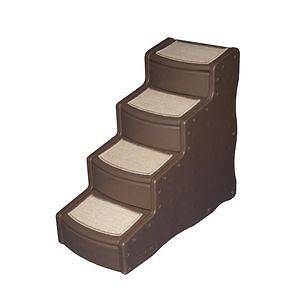   bed Pet Stairs small large dogs cat Easy Step IV 16 wide chocolate