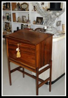 Fine Vintage Mid Century Modern Walnut Secretary Desk