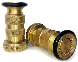   Brass Nozzle 1 1/2 NST UL Listed and FM approved for Fire Protection