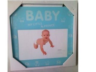Picture Frame Baby Boy New Born Infant Toddler Grandparent Shower Gift 