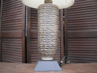 60s Mid Century Danish Modern Stiffel Pottery Lamp