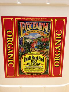 Fox Farm Big Bloom Liquid Nutrient 2 oz 4 oz 6 oz 8 oz option Soil or 