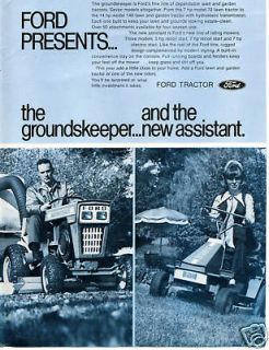 1971 Ford 140 & 60 Lawn & Garden Farm Tractor Ad