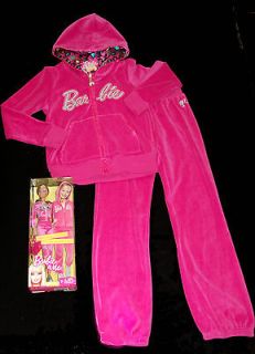New BARBIE & ME girls pink sweatsuit & Matching Barbie DOLL 4/5