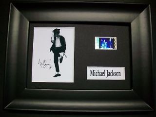 MICHAEL JACKSON Framed Movie Film Cell Memorabilia