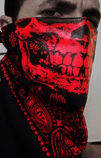 skull bandana face mask in Clothing, 