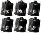 Powersports Black Oil Filters (Pack of 6) 2001 02 Polaris 