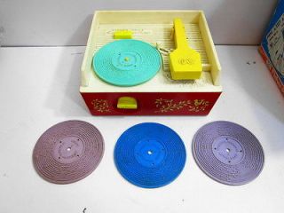 VINTAGE 1971 FISHER PRICE MUSIC BOX RECORD PLAYER NBR 995 2 OF 2