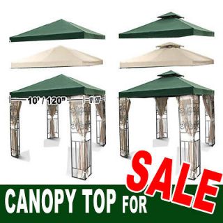 New Replacement Canopy Top Garden Gazebo Cover Beige