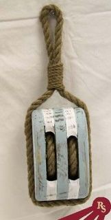 15 WOODEN BOAT PULLEY   Fish and Tackle   NAUTICAL