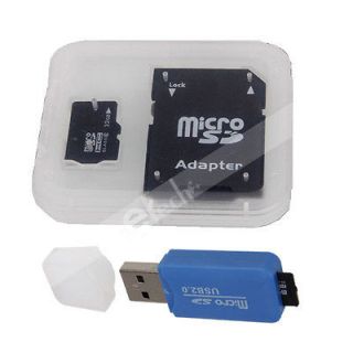 New 32GB Micro SD SDHC TF Flash Memory Card + SD Card Adapter Reader 