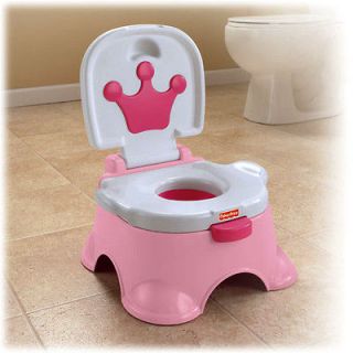 New Fisher Price N3428  Royal Pink Princess Pink Stepstool Stool 