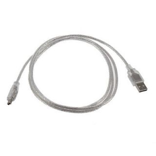   male To Firewire iEEE 1394 4 Pin iLink Adapter male Cable kable new