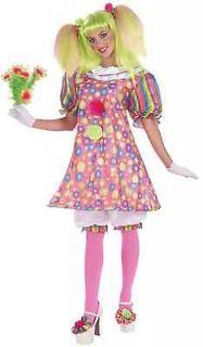 Tickles the Clown Circus Sweetie Adult Costume Standard Size NEW