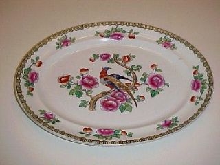 Winkle Whieldon Ware Pheasant Small Oval Platter