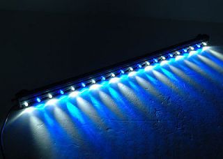  3IN 54CM Blue & White Aquarium Fish Tank Night Vision LED Bubble Light