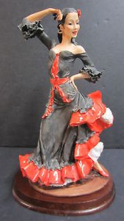 Unique Arnart Spanish Flamenco Dancer Figurine Signed Pucci 