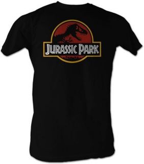   Jurassic Park Logo T Rex Adult Lightweight T Shirt S M L XL XXL