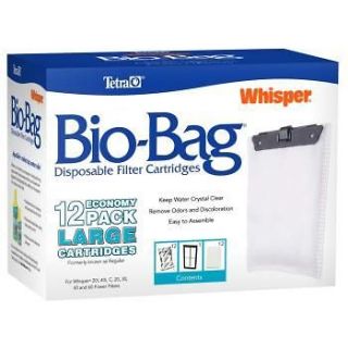 Brand New Tetra Whisper Bio Bag Large 12 Pack