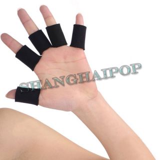 10 x Finger Support Sports Sweatbands Joint Protection Basketball 