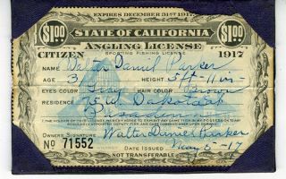 california fishing license in Licenses