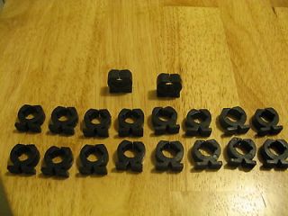   replacement rubber fishing rod tip holders rack clips strong wscrews