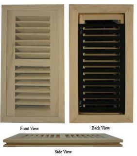 Wood Flush Mount   Maple vent cover/ floor register