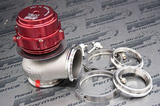 RED Tial 60mm External Wastegate WITH VBAND FLANGES