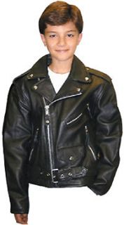 kids black leather jacket in Kids Clothing, Shoes & Accs