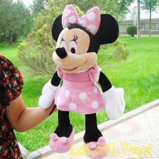 Disney pink skirt minnie mouse soft plush doll 50cm new 