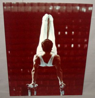  1976 Olympic Official Gymnastics Photo Mounted On Foam Core Board