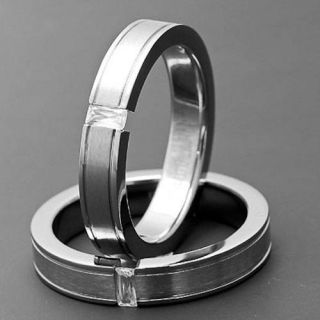 womens titanium wedding band in Engagement & Wedding