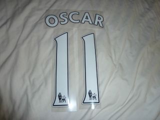 OSCAR #11 Chelsea Football Club Player Size Name Set For Shirt 