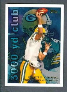 Brett Favre 1995 Topps 3000 Yard Club Card #34 Packers